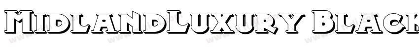 MidlandLuxury Black字体转换
